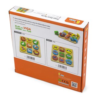 Geometry shape sorting puzzle - vehicles